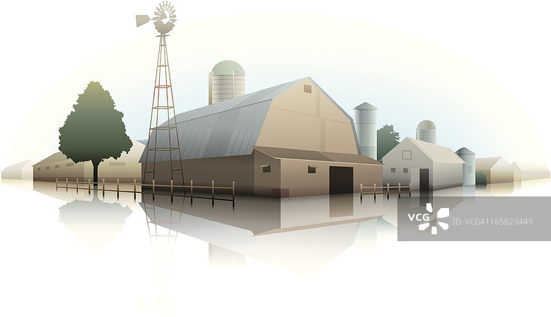 农场插画图片素材