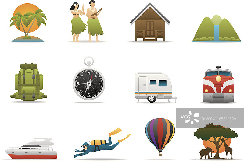 假期图标 | 高级哑光系列图片素材