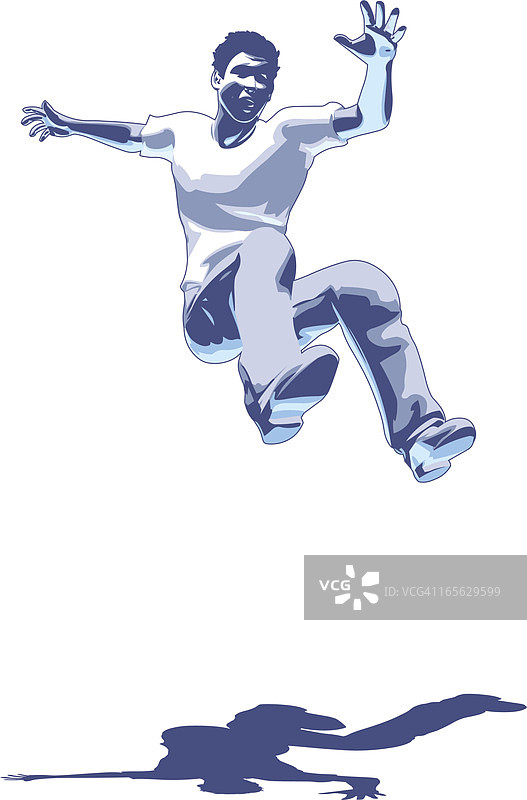 跑酷跳跃图片素材