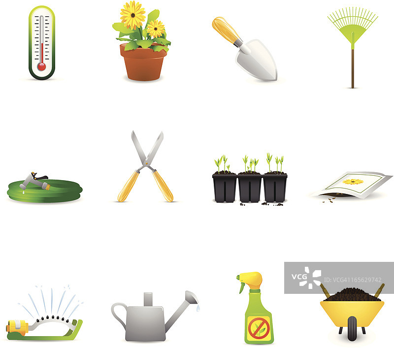花园图标图片素材
