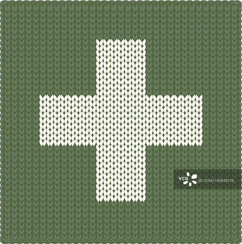 急救绿色十字图片素材