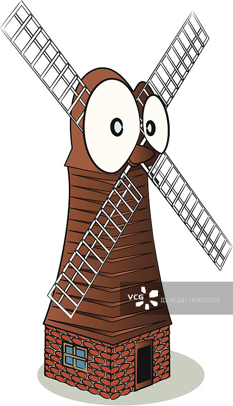 卡通风车图片素材