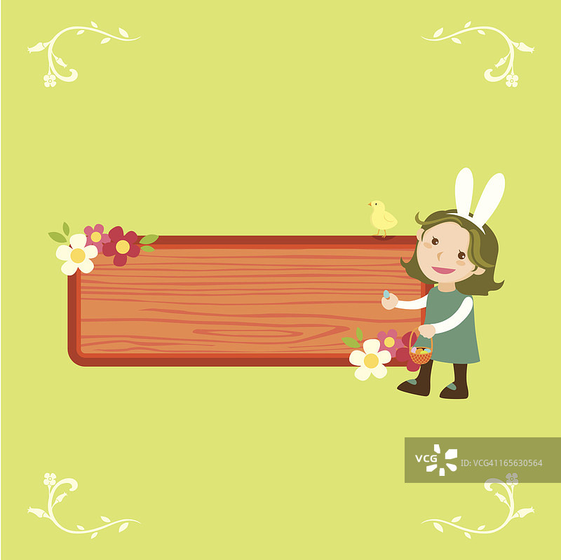 复活节祝福语图片素材