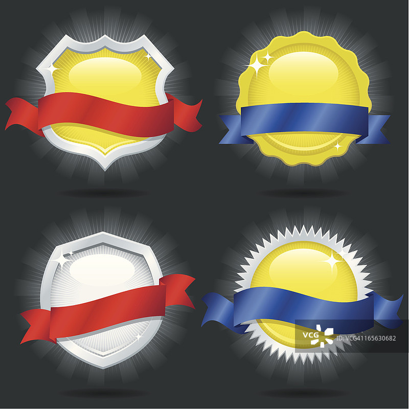 金属徽章图片素材