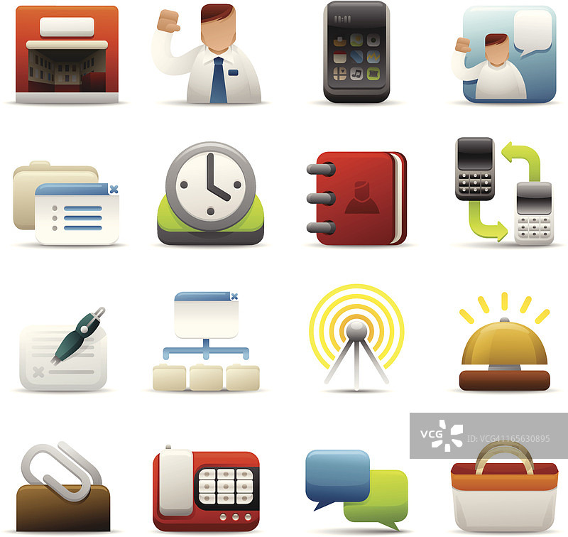 豪华图标-通讯图片素材