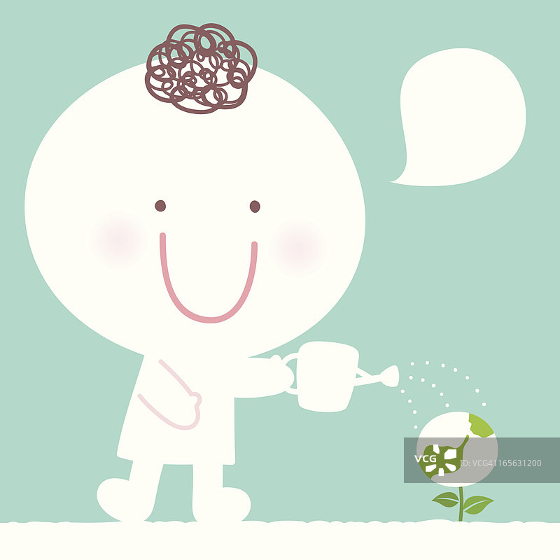 绿色树木树苗可持续保护爱地球日图片素材