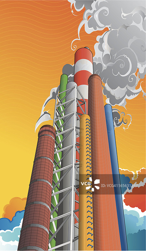 烟囱图片素材