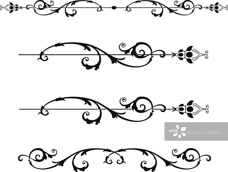 卷轴边框图片素材