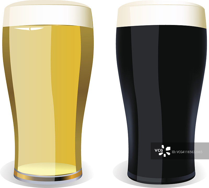 窖藏啤酒和黑啤酒图片素材