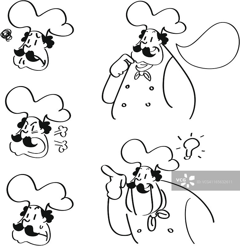厨师表情图片素材