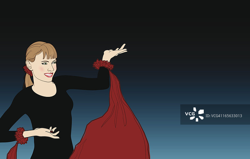 女主持人图片素材