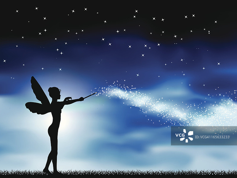 仙女月亮图片素材