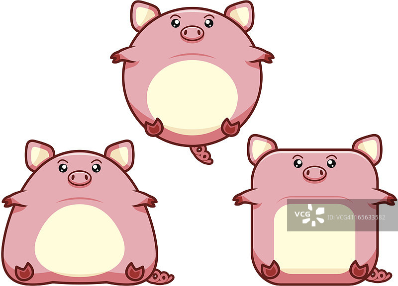 卡通小猪图片素材