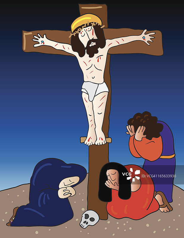 耶稣受难图片素材