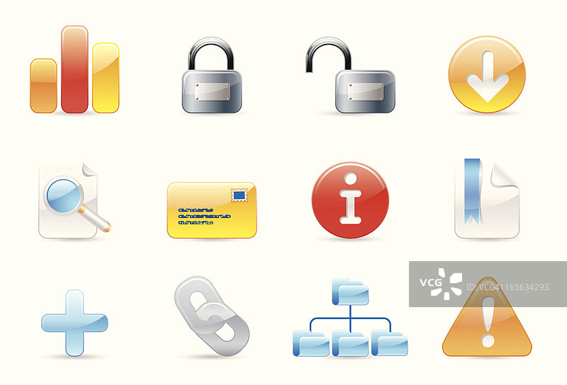 光泽图标图片素材