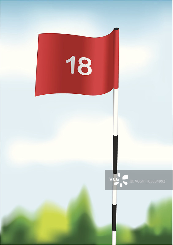 第18面旗帜图片素材