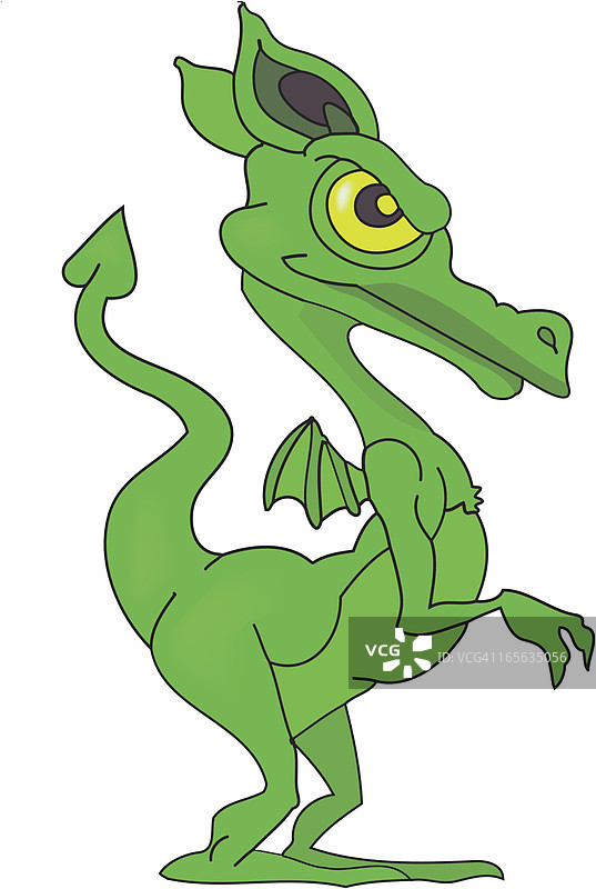 龙轮廓图片素材