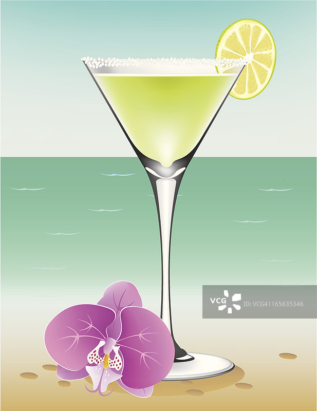 海滩玛格丽特图片素材