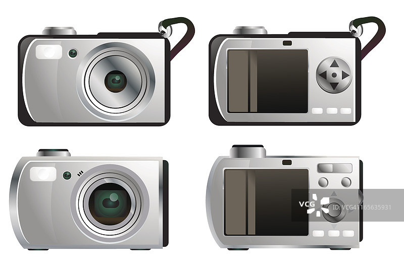 紧凑型数码相机图片素材