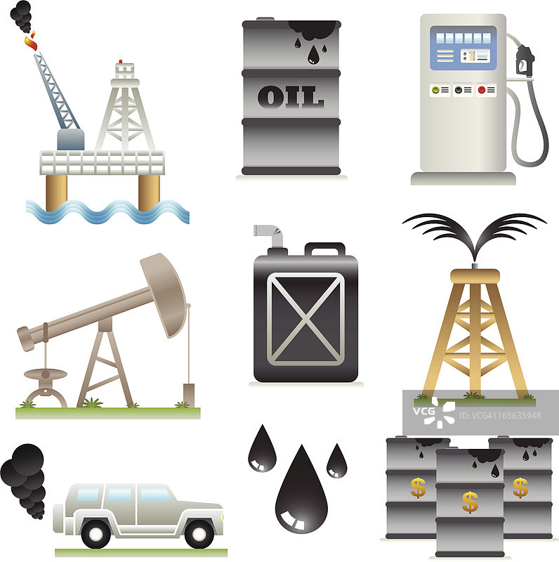 石油工业图标图片素材