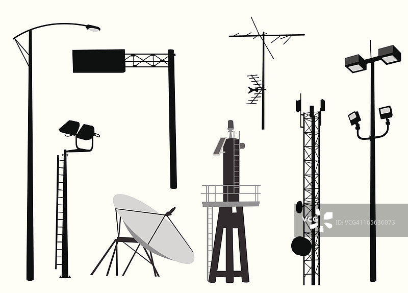 公共交通工具矢量图图片素材