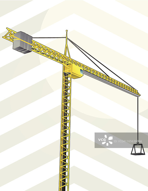 施工中的起重机图片素材