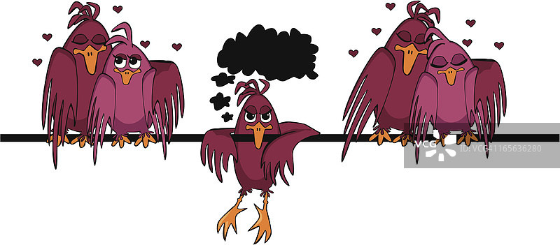 嫉妒的鸟图片素材