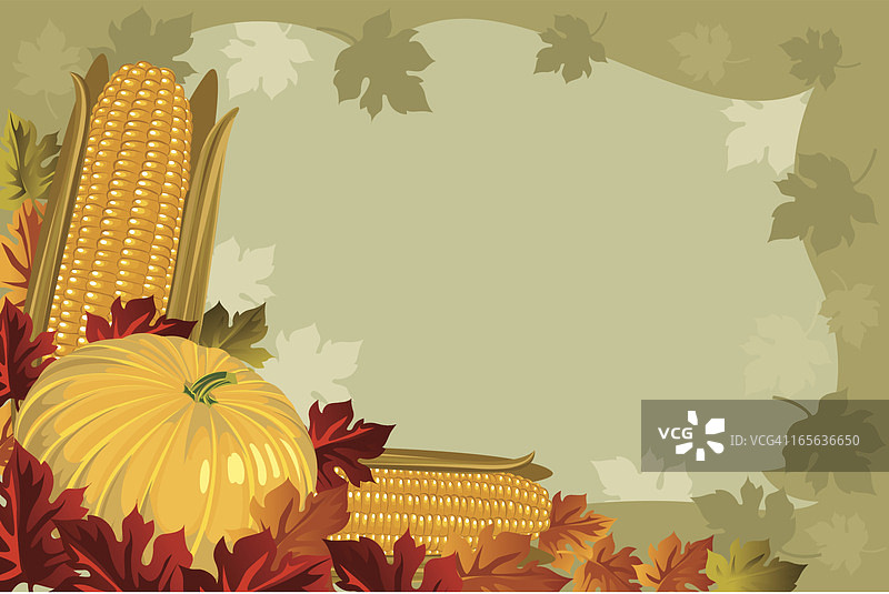 美丽的感恩节背景图片素材