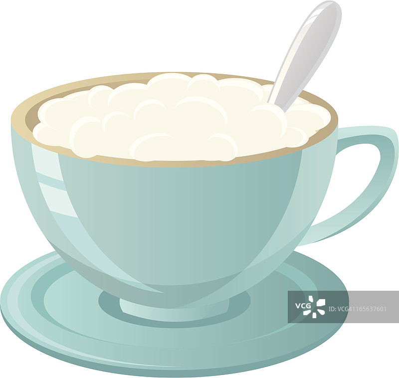 热气腾腾的泡沫卡布奇诺图片素材