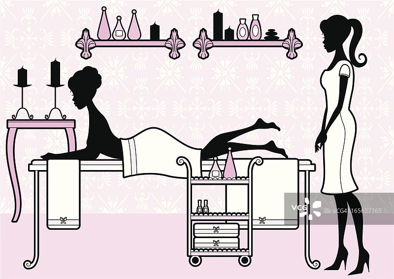 少女SPA图片素材