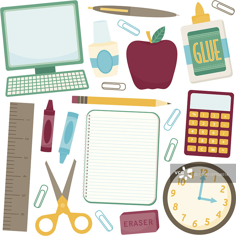 精选学校学习图标图片素材