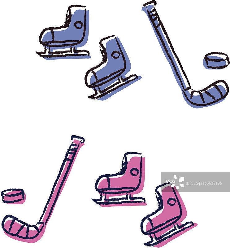 曲棍球图片素材