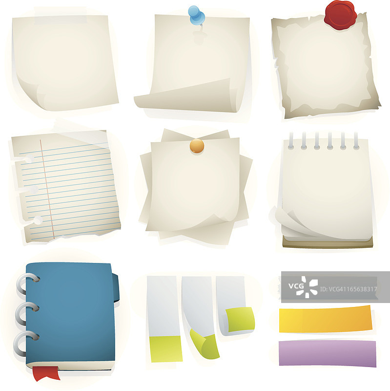 纸张设计元素图片素材