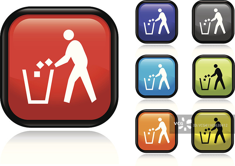 垃圾桶图标图片素材