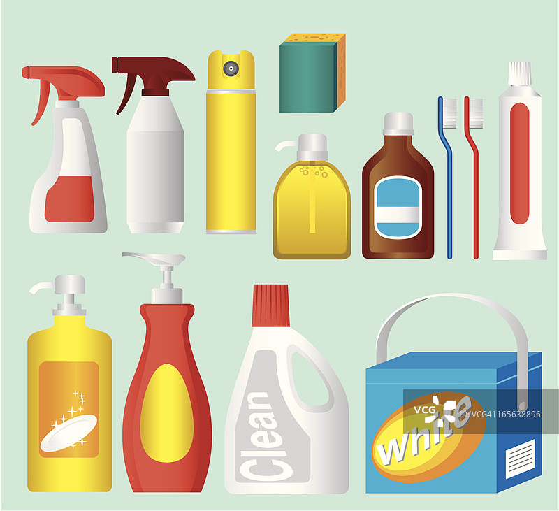 清洁产品包装图片素材