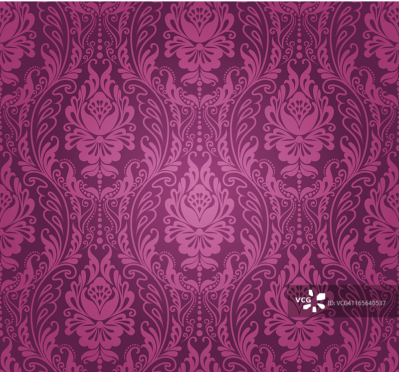 无缝奢华花卉图案图片素材