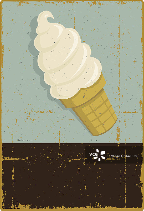 冰淇淋甜筒图片素材