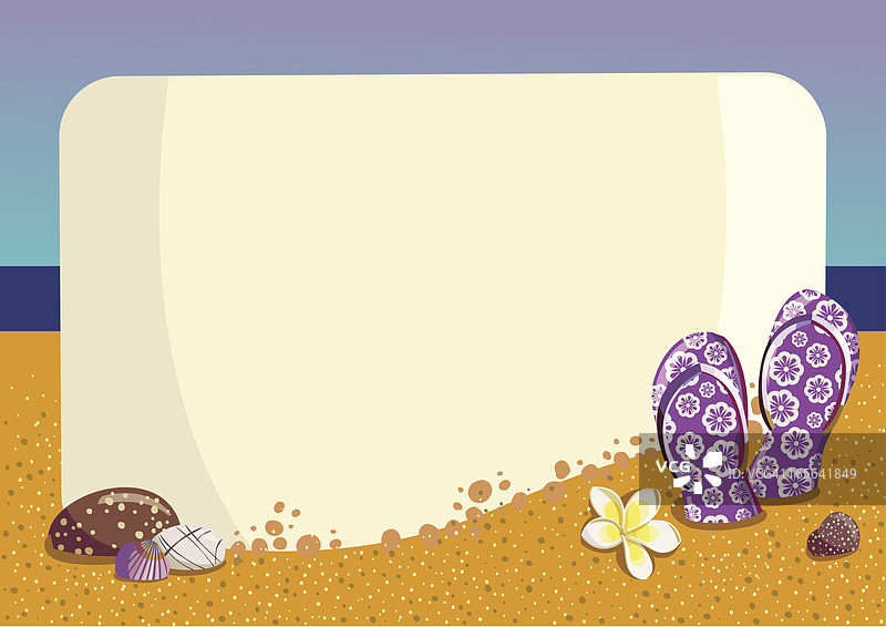 海滩度假村背景图片素材