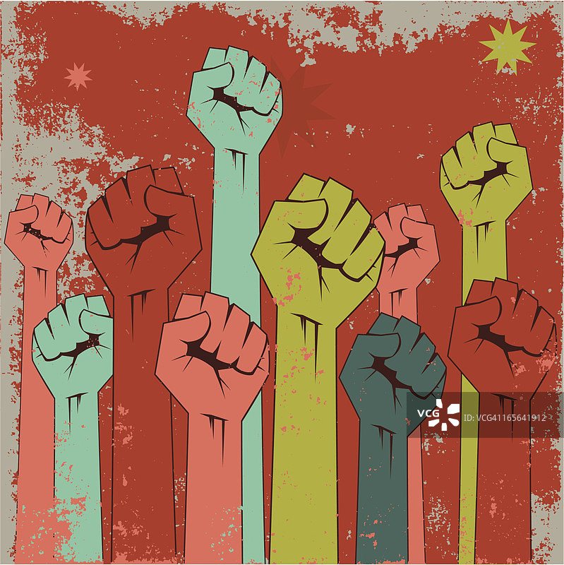 举起拳头图片素材