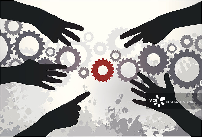 手部讨论图片素材