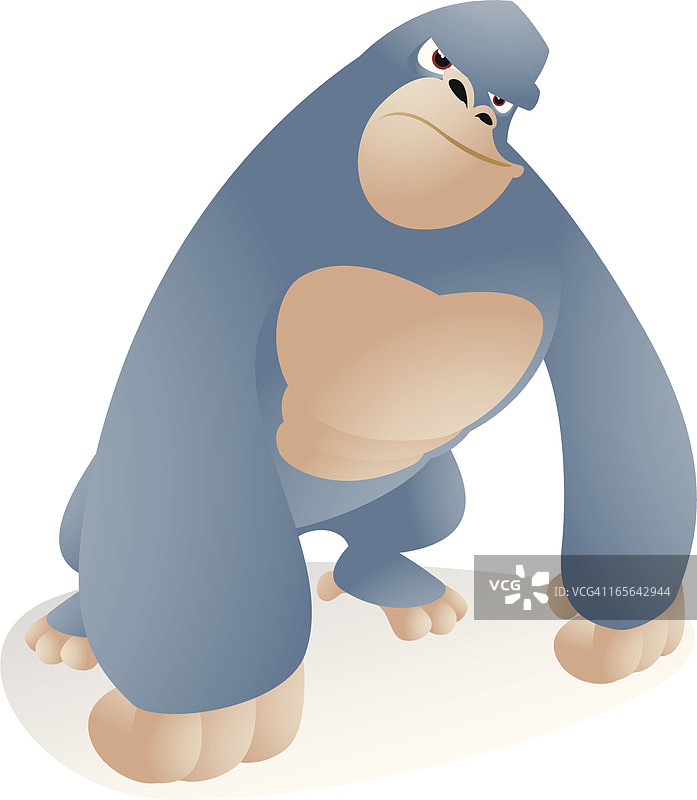 卡通大猩猩图片素材