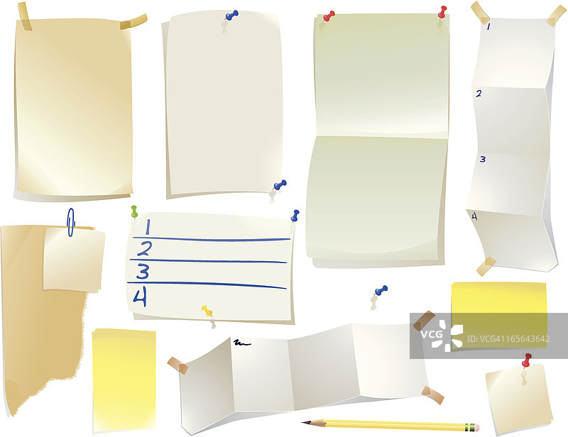 纸制品套装图片素材