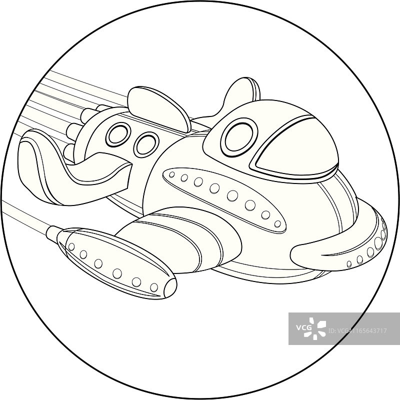 复古火箭2 ??黑与白图片素材