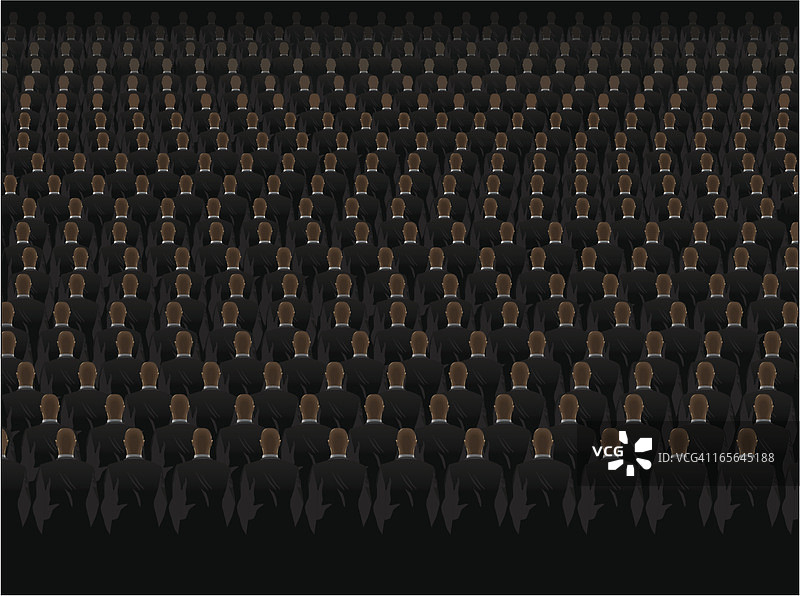 男商人人群图片素材