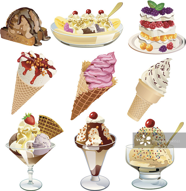 冰淇淋图片素材