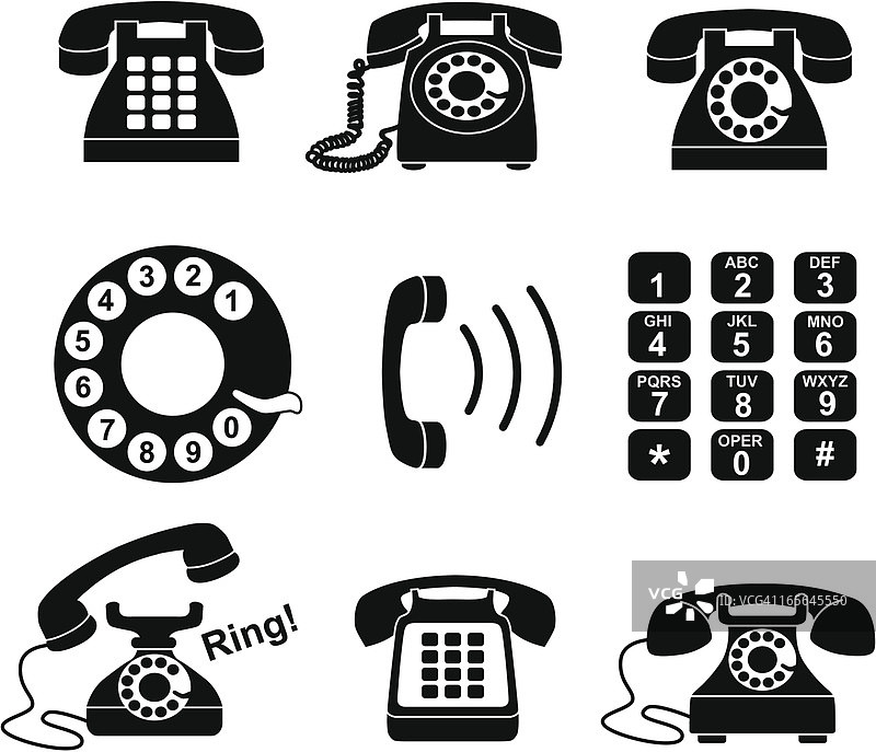 电话图标图片素材