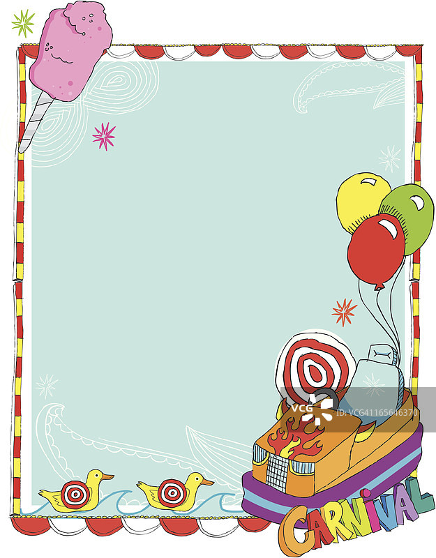 狂欢节边框图片素材