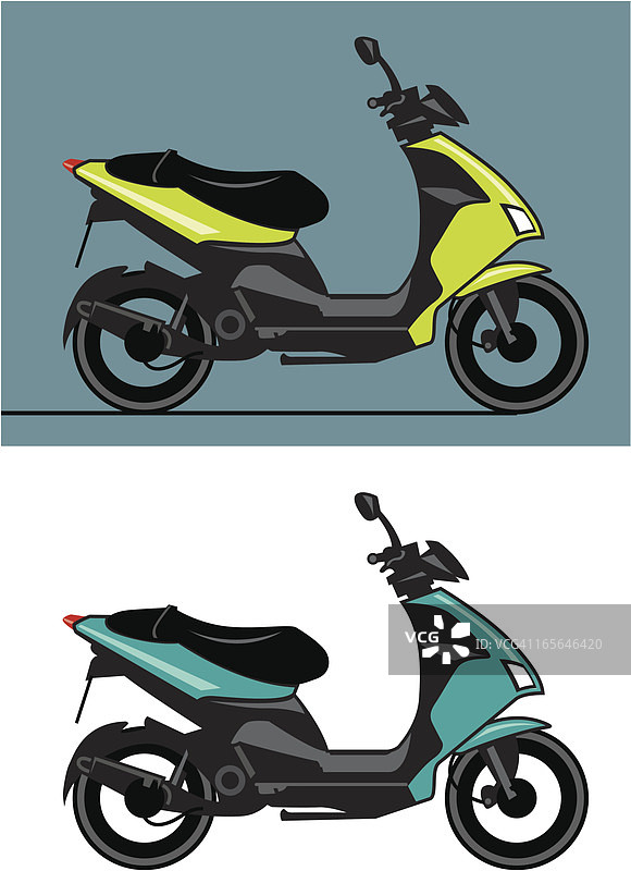 踏板车图片素材