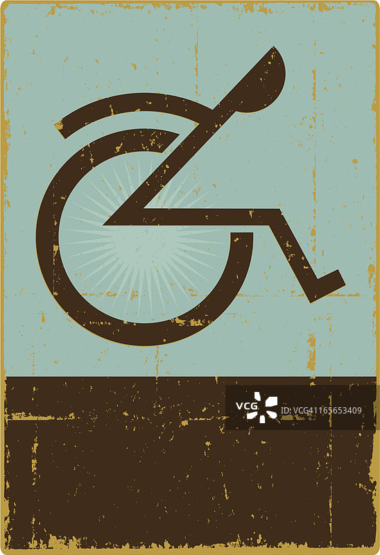 残疾人标志图片素材