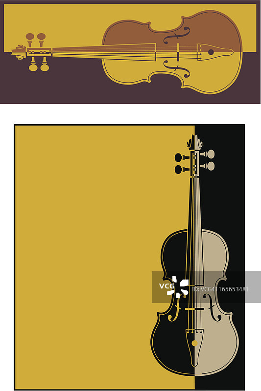 分裂的小提琴图片素材